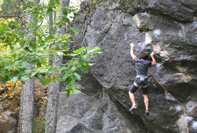 Rumney Rock Climbing